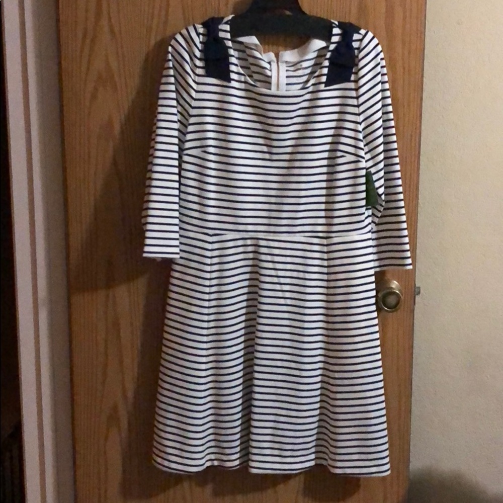 NWT Kate Spade Stripe Ponte Dress XL